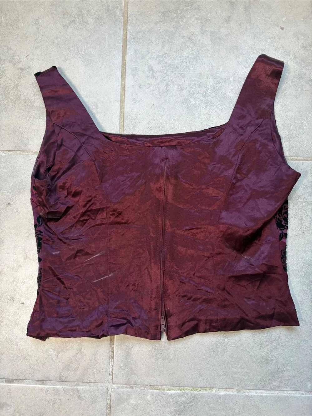 Maroon bundle. Floral striped business casual corset forever 21 H&M intimates